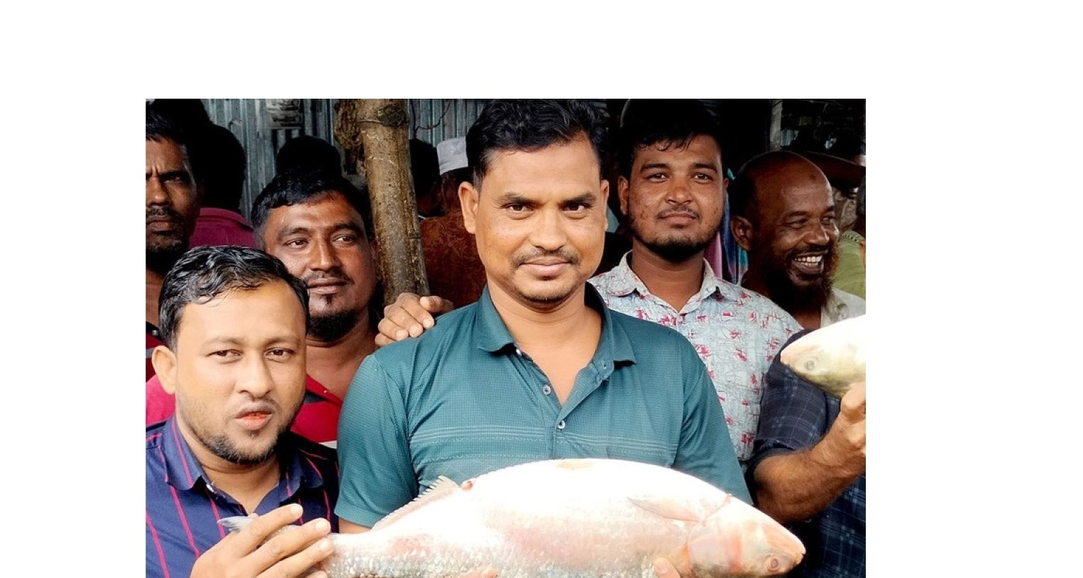 আড়াই কেজির রাজা ইলিশটি বিক্রি হলো ১২ হাজার ৯০০ টাকা