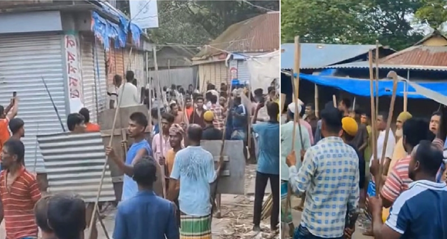 ঘণ্টাব্যাপী সংঘর্ষ, অর্ধশত আহত, দুইজনের অবস্থা অত্যন্ত আশঙ্কাজনক