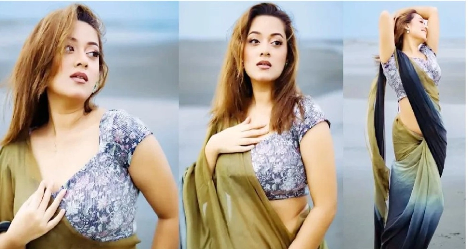 সমুদ্রের বাতাসে যেন নিজেকে মেলে ধরলেন দীঘি, লিখলেন দুই শব্দের ক্যাপশন