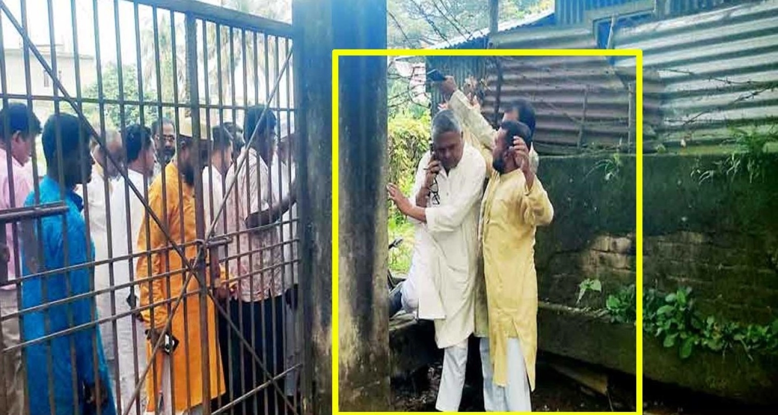 স্বাস্থ্যকেন্দ্রে-গিয়ে-এমপি-দেখেন-প্রধান-ফটকে-ঝুলছে-তালা-বেড়া-টপকে-ভেতরে-ঢুকে-যা-দেখে-অবাক