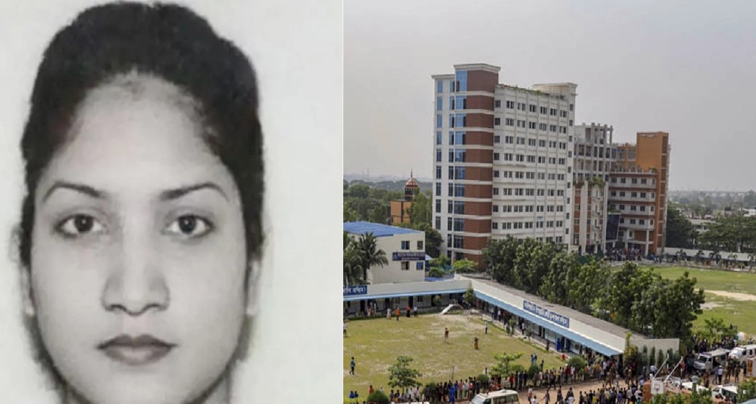 বাস ও মোটরসাইকেলের সংঘর্ষে মাইলস্টোন স্কুলের এক শিক্ষিকা নিহত