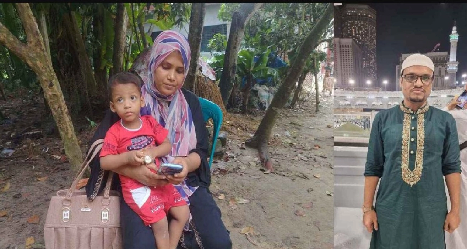 স্ত্রীর-মর্যাদা-ও-সন্তানের-পিতৃপরিচয়ের-দাবিতে-সন্তান-কোলে-নিয়ে-দুই-দিন-ধরে-অনশনে-হ্যাপি