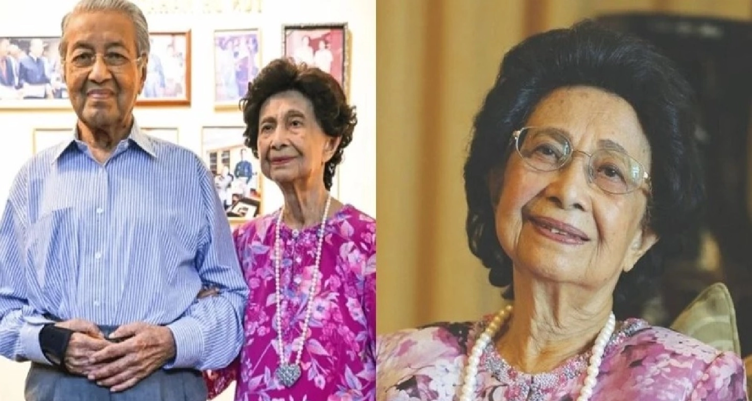 মাহাথির মোহাম্মদের স্ত্রীর মৃত্যু, বয়স হয়েছিল ১০০ বছর