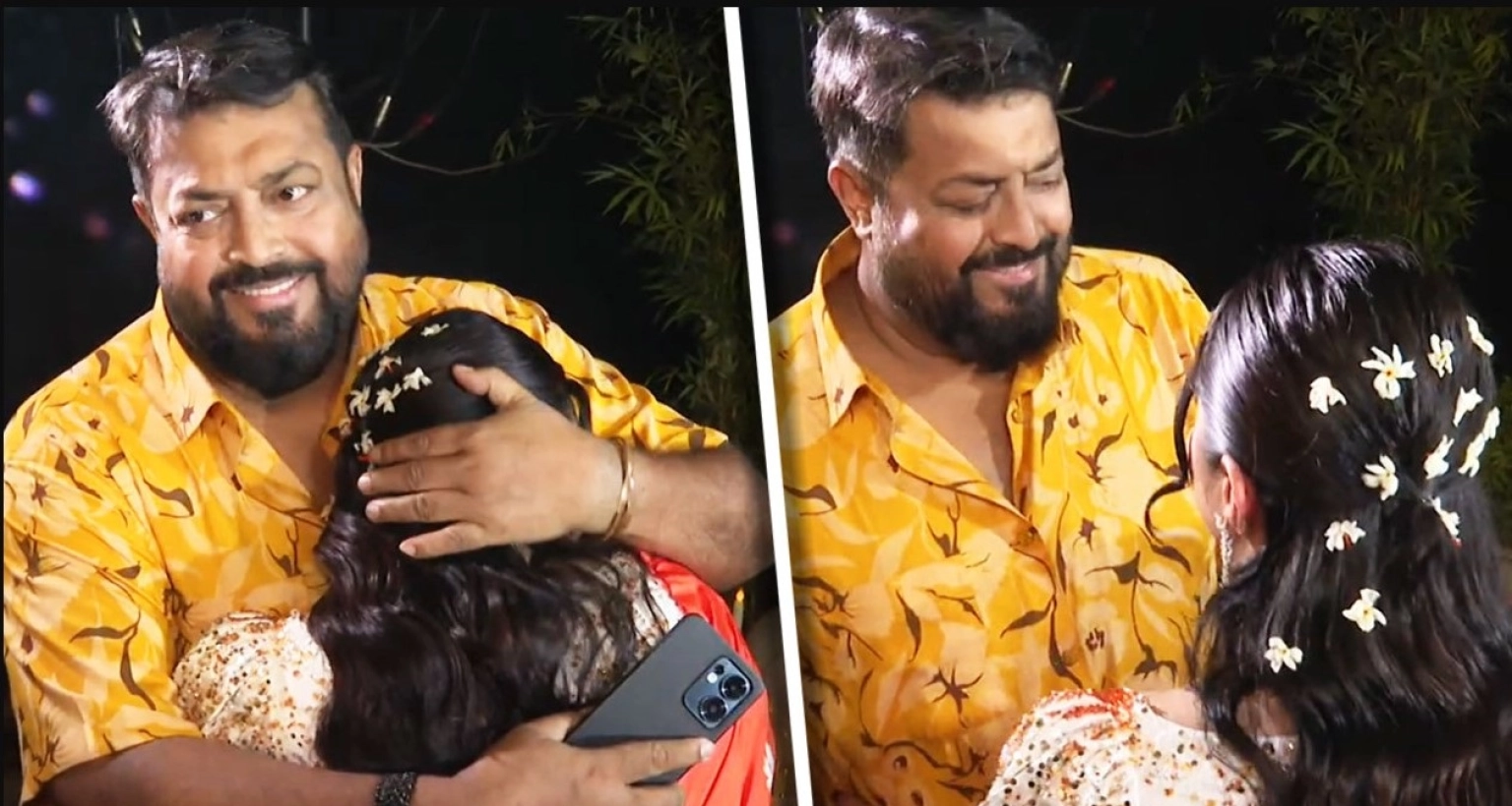 এক আবেগঘন মুহূর্তে পরীমণিকে বুকে জড়িয়ে ধরলেন ওমর সানী