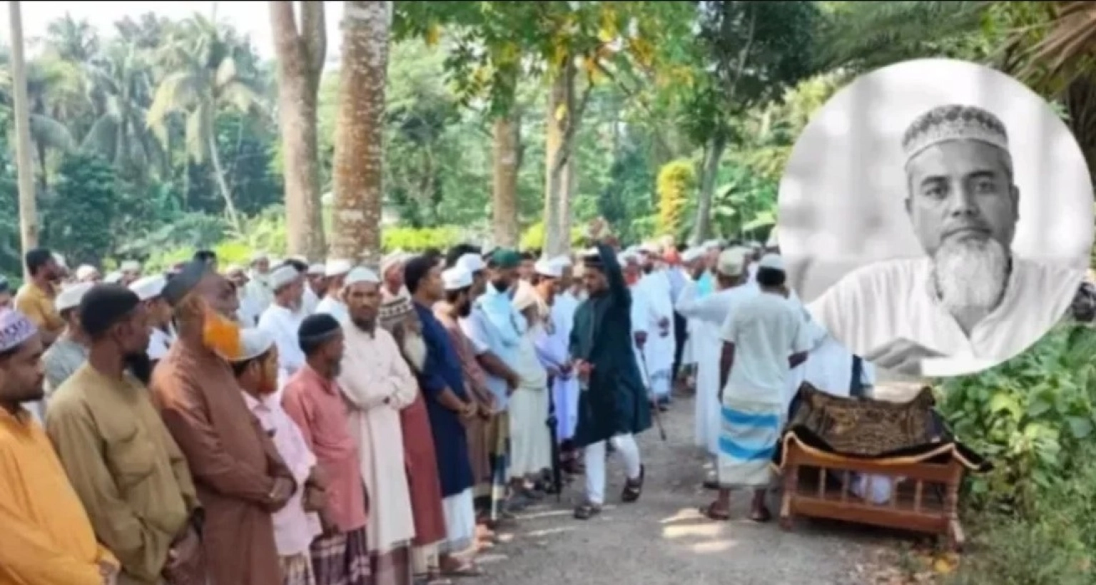 মসজিদে ইমামতি করার সময় নামাজরত অবস্থায় ইমামের মৃত্যু