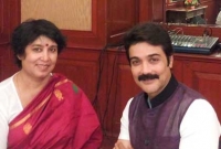 'মনের মানুষ' প্রসেনজিতে মুগ্ধ তসলিমা নাসরিন 