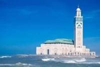 কাসাব্লাঙ্কা শহরের বুকে ঝুলন্ত মসজিদ