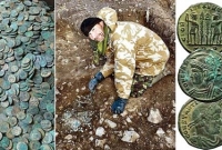 মাটির তলায় রোমান গুপ্তধন!