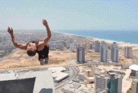 ৪০ তলা থেকে ইউ টার্ন ডিগবাজি!