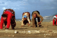 যে পরিবারের সবাই হাঁটে চার পায়ে!