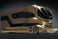 স্বর্ণে মোড়া গাড়ি