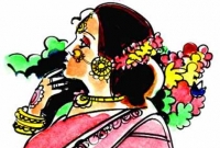 বরকে ধরে এনে বিয়ে করল কনে