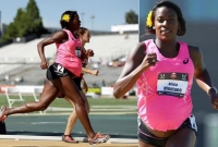 ৮০০ মিটার দৌড়ে এক গর্ভবতী!