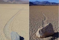 চলমান রহস্যময় পাথর !