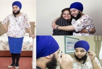 পুরুষের দাড়ি-গোঁফ তরুণীর মুখে! 