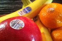 স্টিকার মারা ফল খান, ফলাফল জানেন?