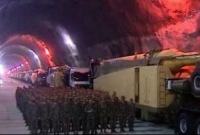 ইরানের বিস্ময়কর ভূগর্ভস্থ ক্ষেপণাস্ত্রের প্রদর্শন