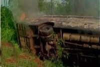  বিয়েবাড়ির মিনিট্রাকে বাসের ধাক্কায় নিহত ১৩