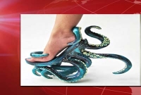  নারীর পায়ের অন্যরকম এক জুতো