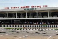 শাহজালাল বিমানবন্দরে ফেটে গেল থাই বিমানের চাকা