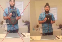 ফটো এডিটের মাধ্যমে জঙ্গি হয়ে উঠলেন একজন শিখ 