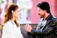 এবার শাহরুখ-কাজলের ‘গেরুয়া’ রোমান্স