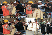 নিজের জ্যাকেটটিও বিলিয়ে দিলেন অমিতাভ