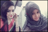 হ্যাপী এবার আল্লাহর দাসী