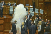 যে দেশের পার্লামেন্টে টিয়ারগ্যাস নিক্ষেপ করে এমপিরা!