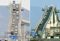 দুনিয়ার সবচেয়ে বিপজ্জনক ব্রিজ নাগরদোলায় দীর্ঘ জ্যাম