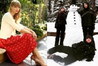 বরফ মানবের সঙ্গে টেইলরের বড়দিন