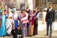 বিএনপি প্রার্থীর বিরুদ্ধে বিএনপির ঝাড়ু মিছিল