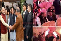 মোদির দেয়া পাগড়ি পরে নাতনির বিয়েতে শরিফ