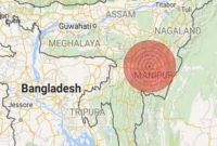 নাসিরনগরে আতংকে রাতের আধাঁরে রাস্তায় মানুষের ঢল