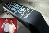 বিশ্বের সচেয়ে বড় রিমোট বানিয়ে গিনেস বুকে দুই ভাই