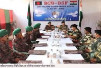 সাতক্ষীরার শ্যামনগরে বিজিবি-বিএসএফ পতাকা বৈঠক