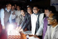 তজুমদ্দিনে ৩টি গ্রামকে আলোকিত করলেন এমপি শাওন