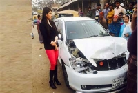 অল্পের জন্য প্রাণে বাঁচলেন নায়িকা শিলা