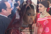 ফরাসি প্রেসিডেন্টের সঙ্গে মধ্যাহ্ন ভোজ করলেন ঐশ্বরিয়া