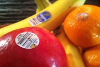 স্টিকার মারা ফল খান, ফলাফল জানেন?