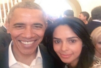 ওবামার সঙ্গে সেলফি তুলে যে কথাটি বললেন মল্লিকা শেরাওয়াত