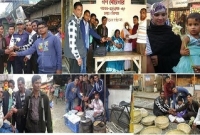 ডোমার অনলাইন প্রেসক্লাব’র ব্যতিক্রমী ভালোবাসা বিনিময়