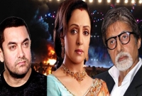 অনুষ্ঠানে অগ্নিকাণ্ড, অল্পের জন্য প্রাণে বাঁচলেন অমিতাভ-আমির খান