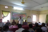 নাসিরনগরে তেলাপিয়া ও পেনে মাছ বিষয়ক প্রশিক্ষণ