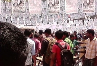 বোদায় উৎসব মুখর পরিবেশে চলছে বণিক সমিতির নির্বাচন