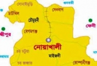 নোয়াখালীতে হত্যা মামলার প্রধান আসামীর বাড়িতে অগ্নিসংযোগ