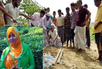 তনুর লাশ পুনঃদাফনে বাবার আহাজারি, ‌‘মা, মারে আমারে ছাইড়া গেলি’