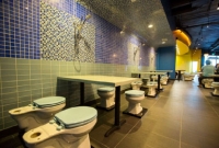 ভারতের আজব রেস্তোরাঁ, টয়লেটে বসে খাওয়াদাওয়া!