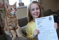 আজব কাণ্ড, ৫ বছরের মেয়ের চিঠি পেয়ে পুলিশ বাহিনীতে বিড়াল নিয়োগ!