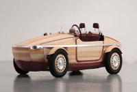 তৈরি হলো ‌‘কাঠের গাড়ি’